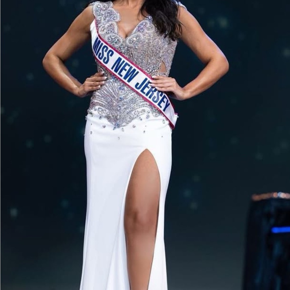 Elegant White Evening Gown
